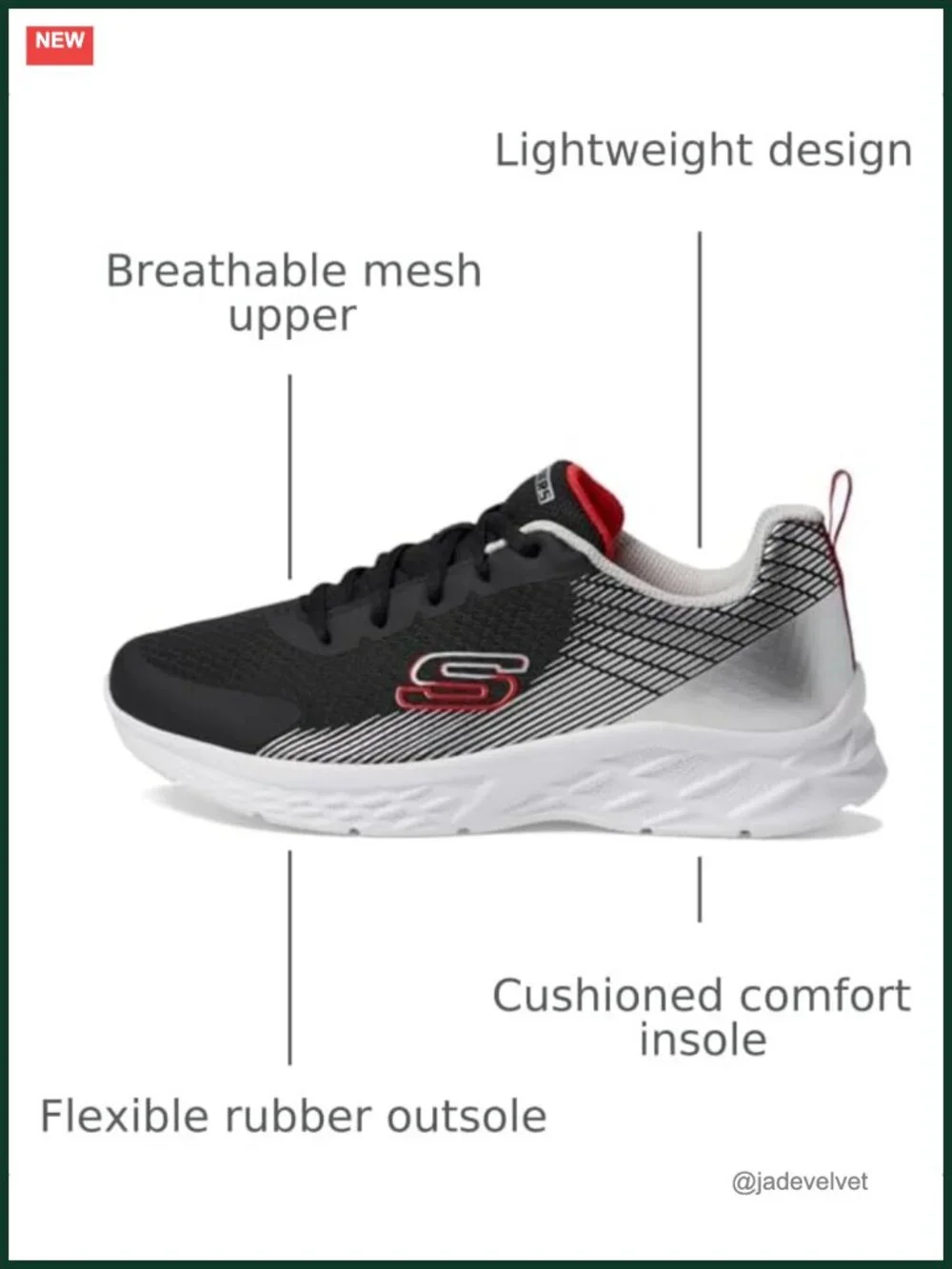 Boys' Athletic Sneakers, Lightweight, Machine Washable, Cushioned Insole